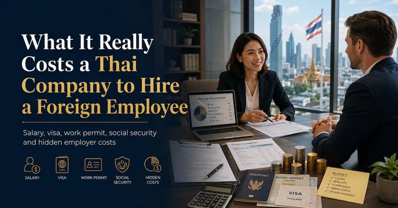 What It Really Costs a Thai Company to Hire a Foreign Employee