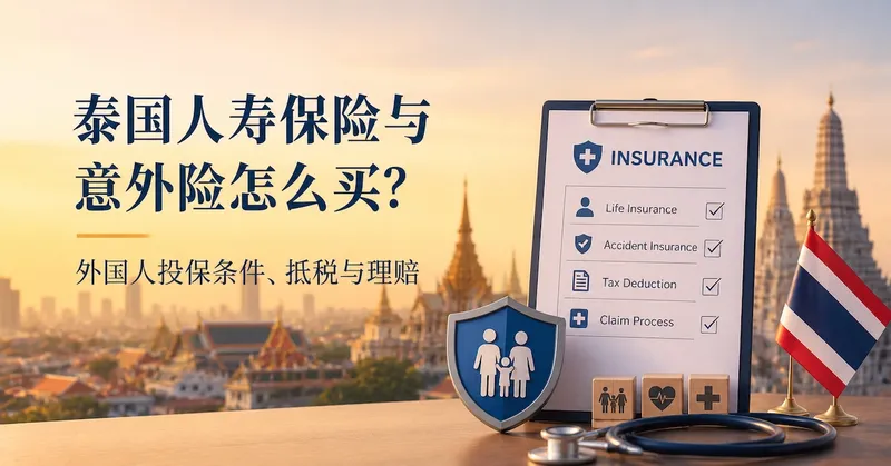 泰国人寿保险与意外险怎么买?外国人投保条件、抵税与理赔