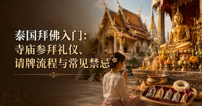 泰国拜佛入门:寺庙参拜礼仪、请牌流程与常见禁忌