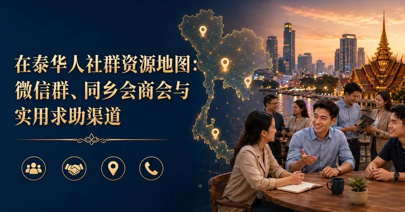 在泰华人社群资源地图:微信群、同乡会商会与实用求助渠道