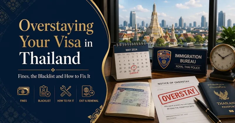 Overstaying Your Visa in Thailand: Fines, the Blacklist and How to Fix It