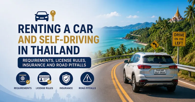 Renting a Car and Self-Driving in Thailand: Requirements, License Rules, Insurance and Road Pitfalls
