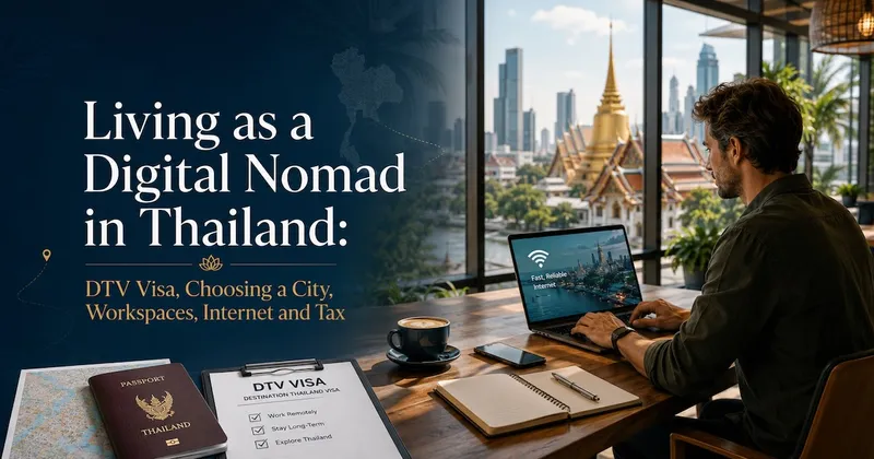 Living as a Digital Nomad in Thailand: DTV Visa, Choosing a City, Workspaces, Internet and Tax