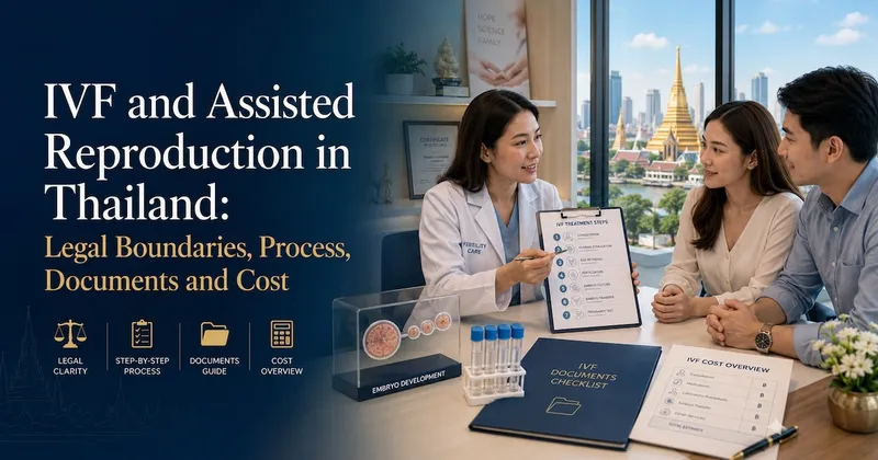 IVF and Assisted Reproduction in Thailand: Legal Boundaries, Process, Documents and Cost