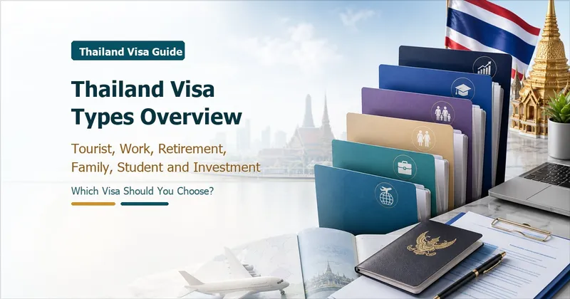 Thailand Visa Types Overview: Tourist, Work, Retirement, Family, Student and Investment — Which to Choose