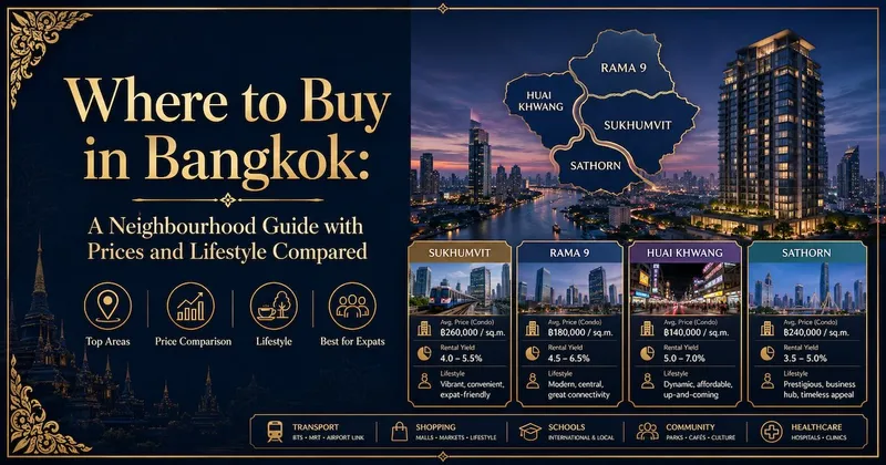 Where to Buy in Bangkok: A Neighbourhood Guide with Prices and Lifestyle Compared