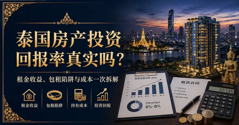 泰国房产投资回报率真实吗?租金收益、包租陷阱与成本一次拆解