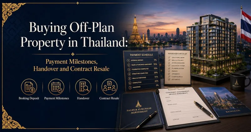 Buying Off-Plan Property in Thailand: Payment Milestones, Handover and Contract Resale