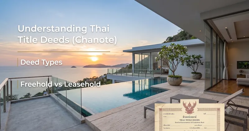 Understanding Thai Title Deeds (Chanote): Deed Types and Freehold vs Leasehold