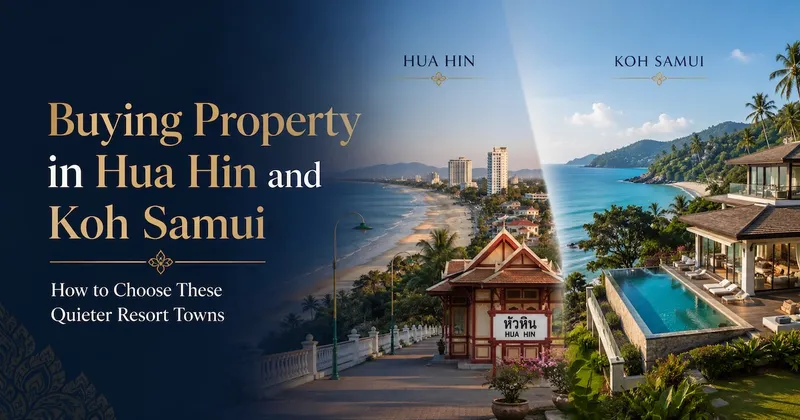 Buying Property in Hua Hin and Koh Samui: How to Choose These Quieter Resort Towns