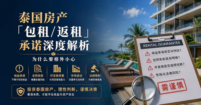 泰国房产「包租/返租」承诺深度解析:为什么要格外小心