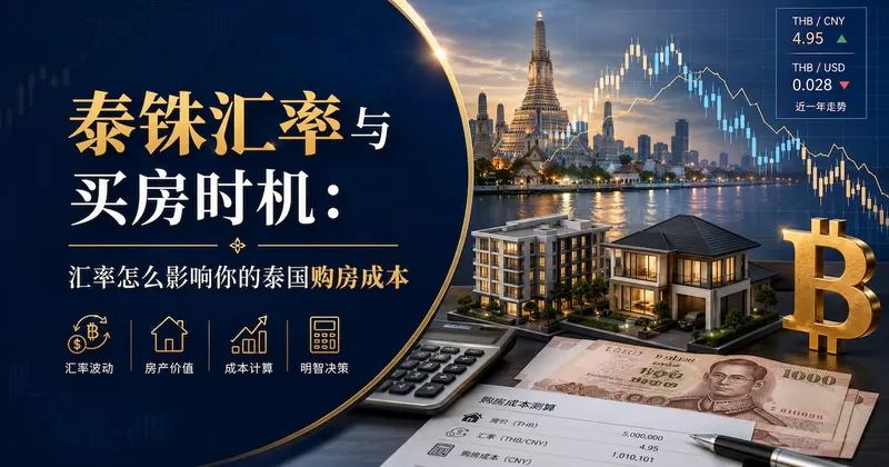 泰铢汇率与买房时机:汇率怎么影响你的泰国购房成本