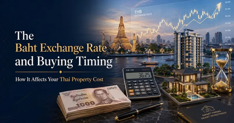 The Baht Exchange Rate and Buying Timing: How It Affects Your Thai Property Cost