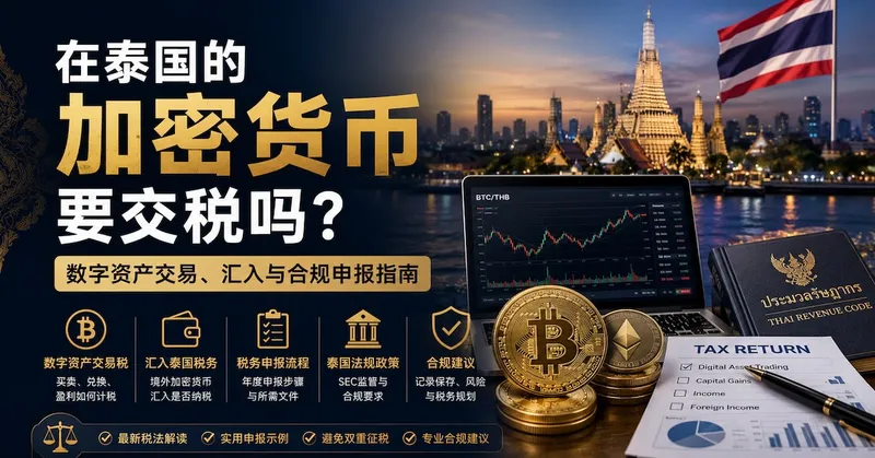 在泰国的加密货币要交税吗?数字资产交易、汇入与合规申报指南