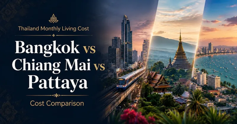 How Much Does It Cost to Live in Thailand per Month? Bangkok, Chiang Mai & Pattaya Cost Comparison