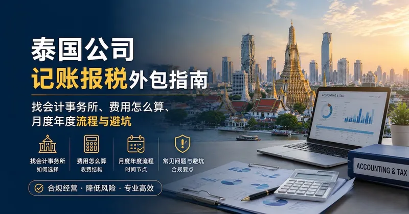 泰国公司记账报税外包指南:找会计事务所、费用怎么算、月度年度流程与避坑