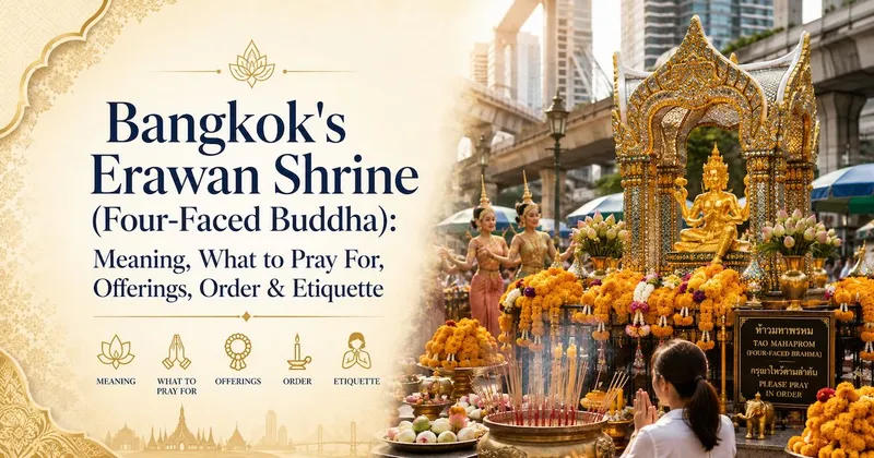 Bangkok's Erawan Shrine (Four-Faced Buddha): Meaning, What to Pray For, Offerings, Order & Etiquette