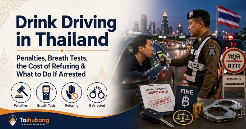 Drink Driving in Thailand: Penalties, Breath Tests, the Cost of Refusing & What to Do If Arrested
