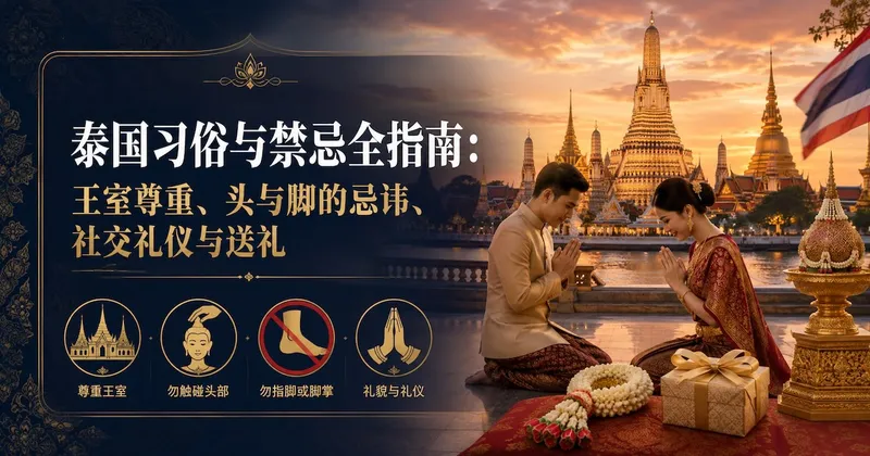 泰国习俗与禁忌全指南:王室尊重、头与脚的忌讳、社交礼仪与送礼