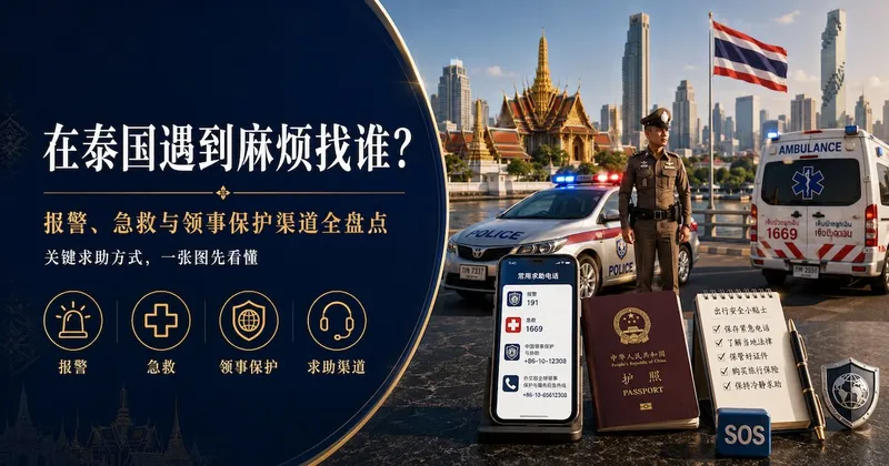 在泰国遇到麻烦找谁?报警、急救与领事保护渠道全盘点