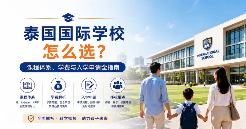 泰国国际学校怎么选?课程体系、学费与入学申请全指南