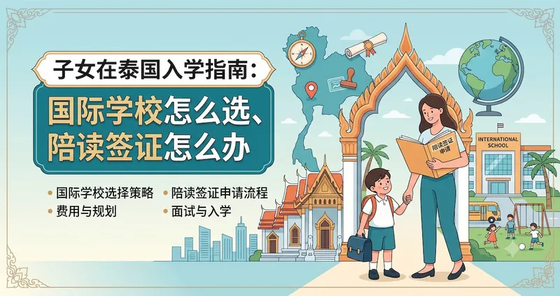子女在泰国入学指南:国际学校怎么选、陪读签证怎么办