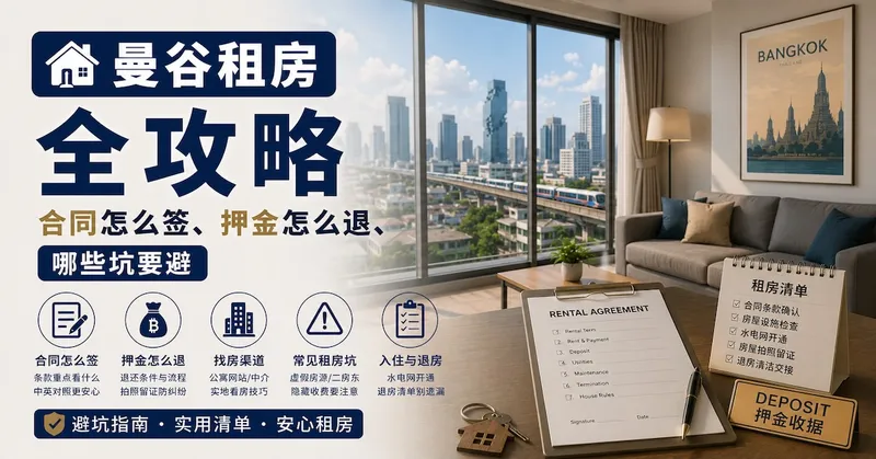 曼谷租房全攻略:合同怎么签、押金怎么退、哪些坑要避