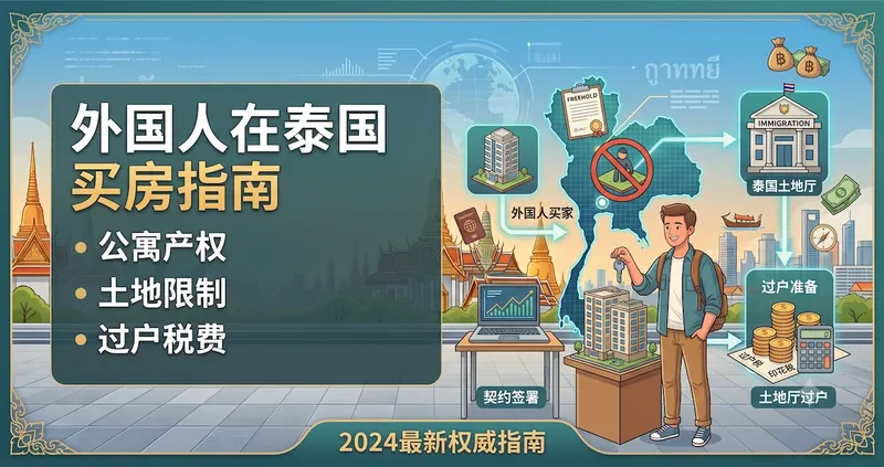 外国人在泰国买房指南:公寓产权、土地限制与过户税费