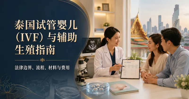 泰国试管婴儿(IVF)与辅助生殖指南:法律边界、流程、材料与费用