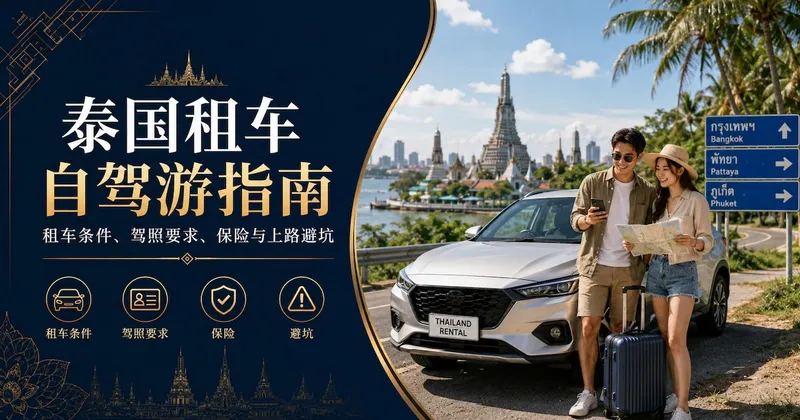 泰国租车自驾游指南:租车条件、驾照要求、保险与上路避坑