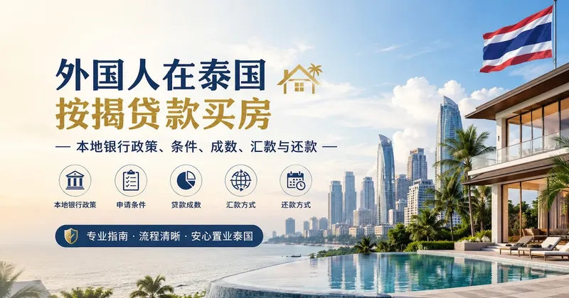 外国人在泰国按揭贷款买房:本地银行政策、条件、成数、汇款与还款
