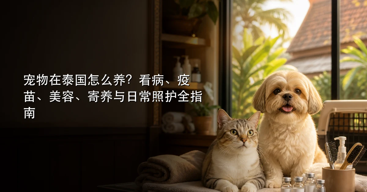 宠物在泰国怎么养?看病、疫苗、美容、寄养与日常照护全指南