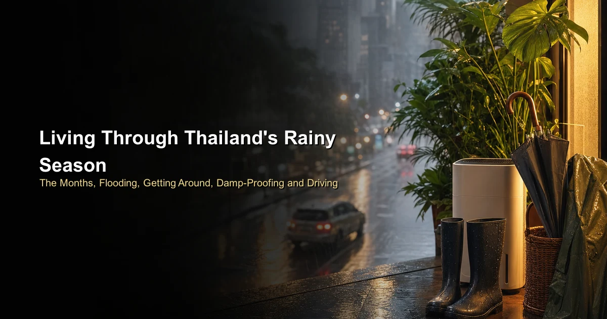 Living Through Thailand's Rainy Season: The Months, Flooding, Getting Around, Damp-Proofing and Driving