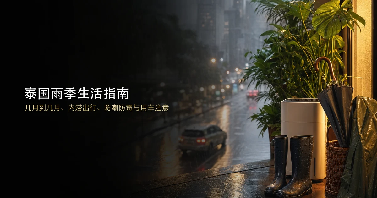 泰国雨季生活指南:几月到几月、内涝出行、防潮防霉与用车注意